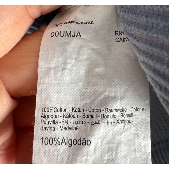 Rip Curl Surf Revival Cord jacket relaxed preppy‎ blue sz XXL - Picture 6 of 6